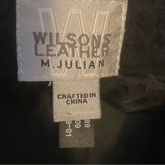 WILSON Leather M. Julian Black Bucket Hat Size Large - Picture 5 of 9